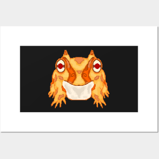 Frog Pixel Art Posters and Art